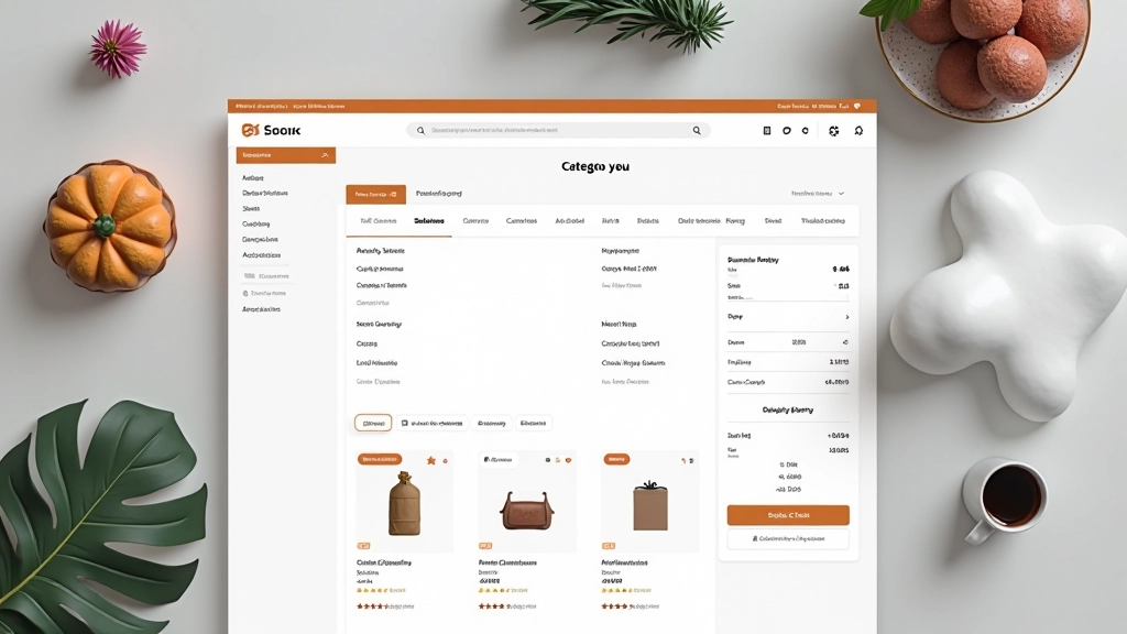 Category page showing product grid with filters, sorting options, and navigation breadcrumbs